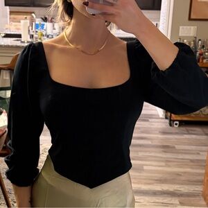 Abercrombie & Fitch Cream Pencil Skirt